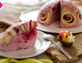 Charlotte royale aux framboises
