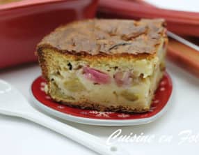 Clafoutis à la rhubarbe