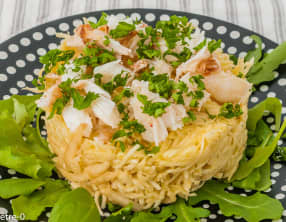 Céleri rave rémoulade aux pommes et à l’araignée