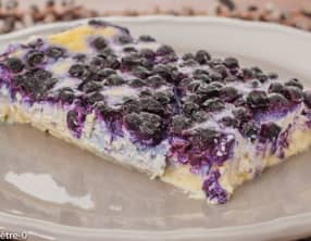Gâteau à la ricotta et aux myrtilles