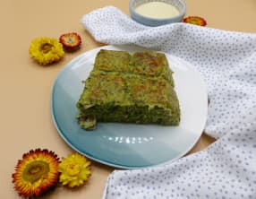 Gâteau de semoule salé aux légumes