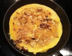 Omelette aux cèpes