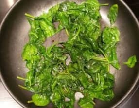 Poêlée d'épinards