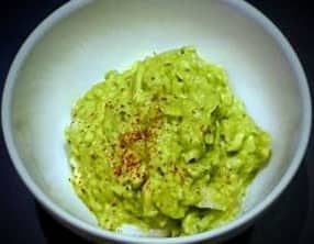 Guacamole pimenté maison