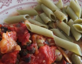 Filets de colin à la livournaise