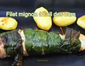 Filet mignon à l’ail des ours