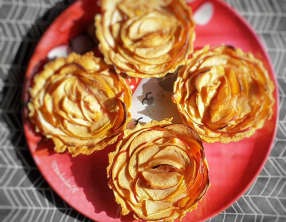 Tarte rosace aux pommes