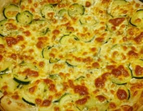 Tarte à la courgette et mozzarella