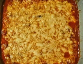 Gratin de courgettes sauce tomate mozzarella