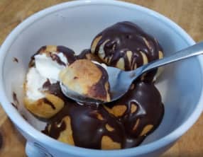 Les choux à la crème façon profiteroles