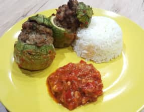 Courgettes farcies