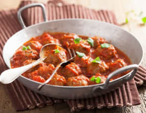 Boulettes de boeuf à la sauce épicée