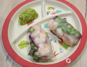 Rouleaux de printemps à faire avec les enfants