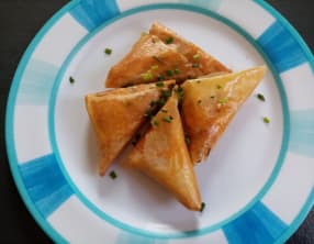 Samoussas bolognaise fromage ciboulette