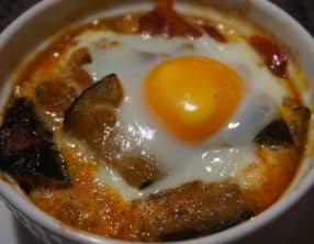 Oeufs cocotte à la ratatouille