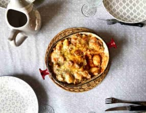 Quenelles de semoule gratinées healthy