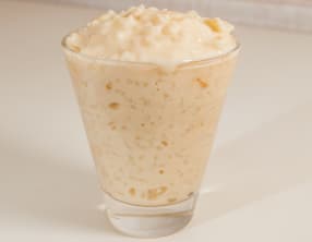 Lait au riz à la cannelle