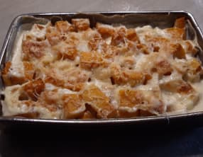 Gratin de Butternut au chèvre