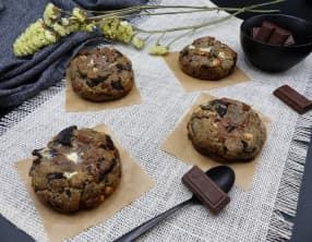 Cookies double chocolat et oréo