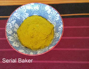 Tartinade à la courgette grillée et curcuma