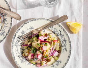 Salade crémeuse de céleri et pommes