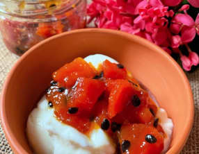 Confiture papaye maracuja