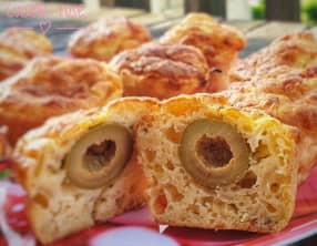 Bouchées surprise aux courgettes et mozzarella