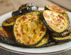 Courgettes grillées au four