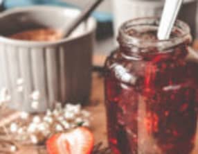 Gelée de fraise à l'agar agar