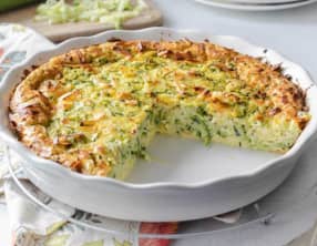 Quiche aux courgette et fromage