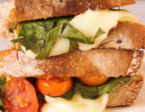 Croque-monsieur au fromage végétal