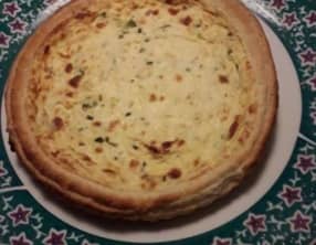 Quiche au poisson et poireaux