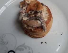 Bouchées aux ris de veau et champignons de Paris