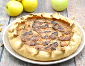 Tarte rustique pommes épices