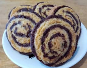 Les palets spirales vanille chocolat