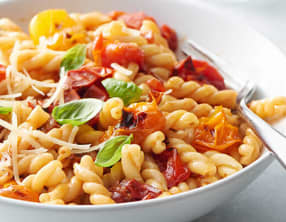 Pâtes aux tomates cerises