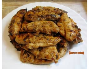 Aiguillettes de poulet grillées façon thaï