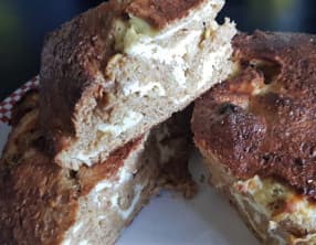 Brioche low carb au fromage blanc