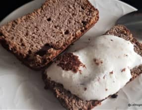 Cake au citron, aux farines d'avoine et de noix