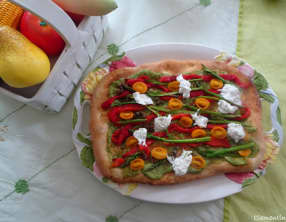 Pizza aux légumes