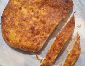 Pain au fromage sans pétrissage