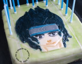 Gâteau d'anniversaire Sasuke Ishiwa