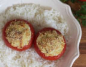 Tomates farcies légères au poulet