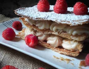 Millefeuille à la framboise