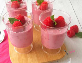 Mousses framboise et coco