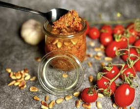 Pesto rouge aux tomates