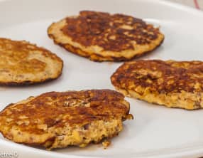 Pancakes bananes amandes oeufs