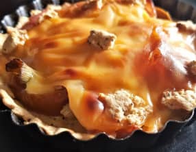 Tartelettes rapides jambon fromage