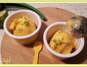 Sorbet mangue citron vert