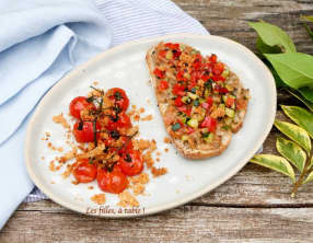 Tartines de caviar d’aubergines